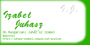 izabel juhasz business card